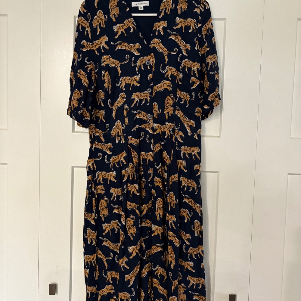 Emily & Finn Tigers Dress Large